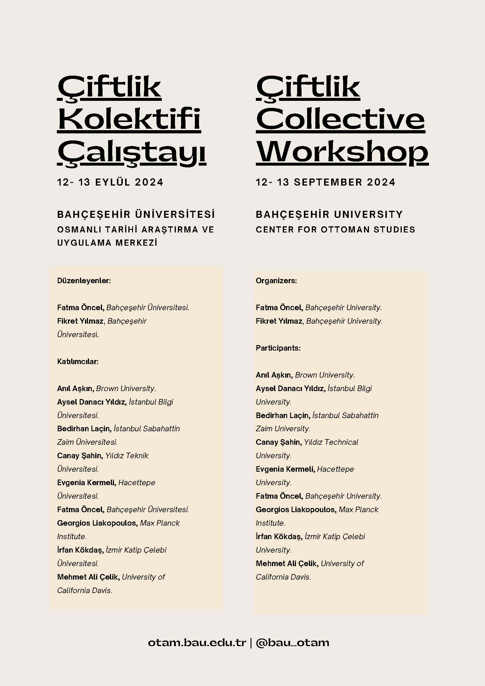 OTAM, Çiftlik Çalıştayı’nı Düzenledi